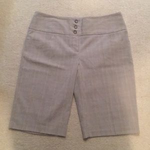 Plaid high waisted work slacks